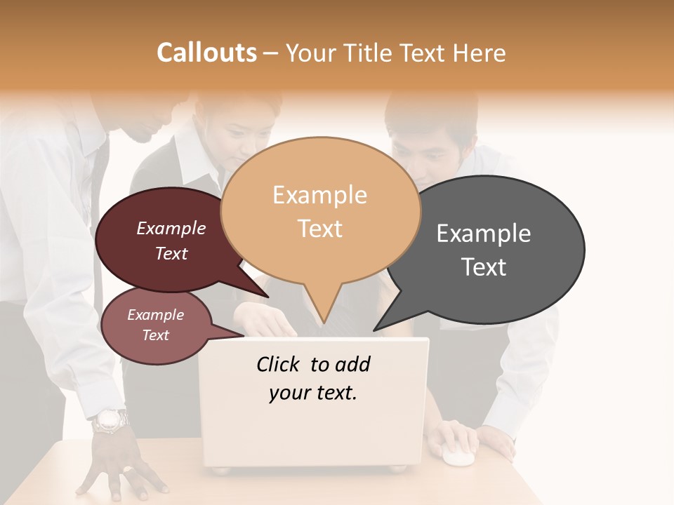 Multicultural Smart People PowerPoint Template