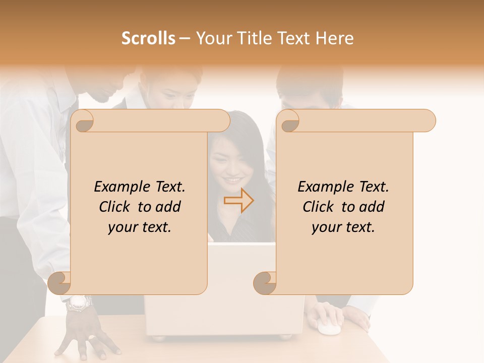 Multicultural Smart People PowerPoint Template
