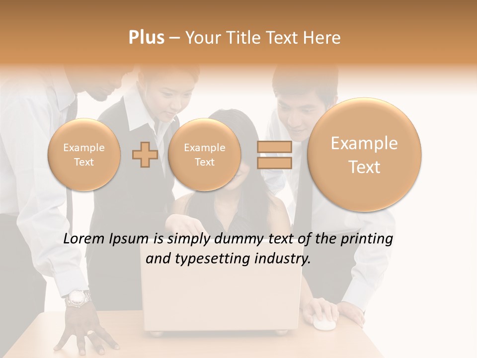 Multicultural Smart People PowerPoint Template