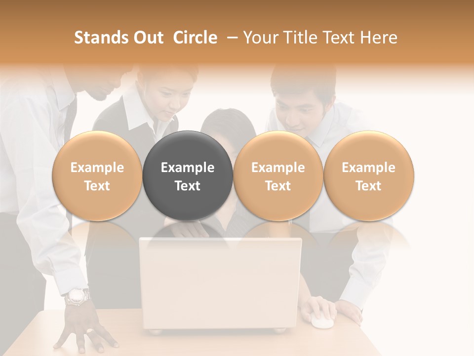 Multicultural Smart People PowerPoint Template