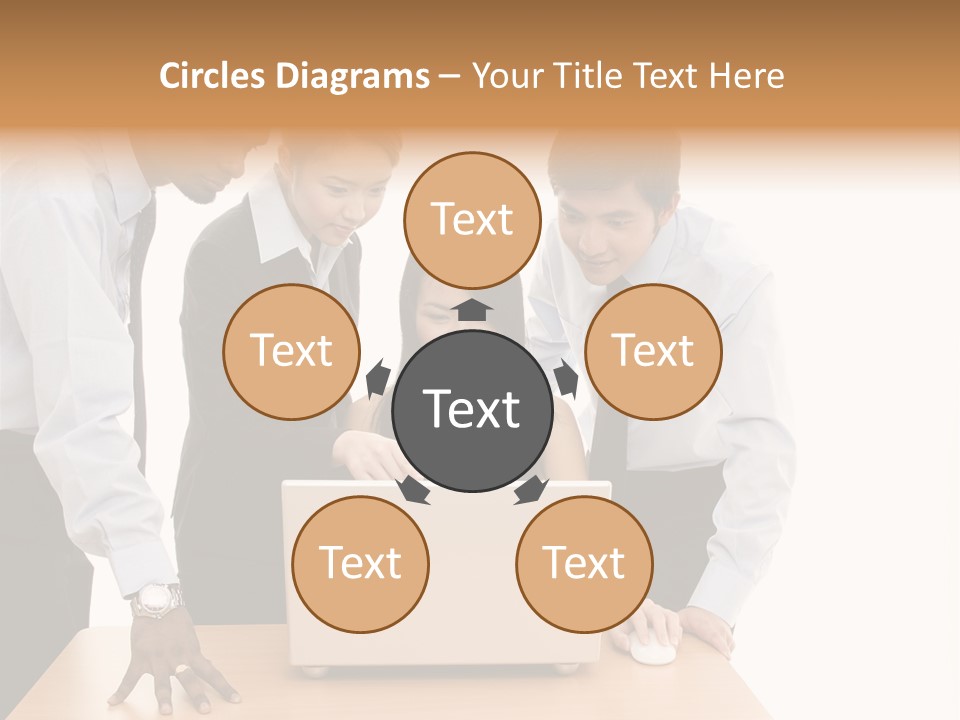 Multicultural Smart People PowerPoint Template