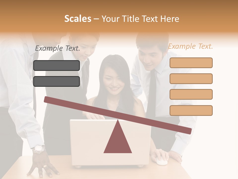 Multicultural Smart People PowerPoint Template