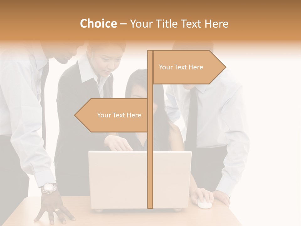 Multicultural Smart People PowerPoint Template