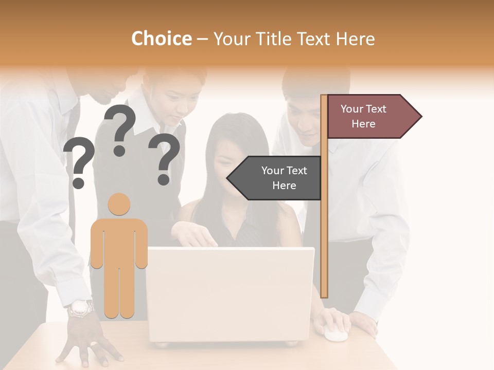 Multicultural Smart People PowerPoint Template