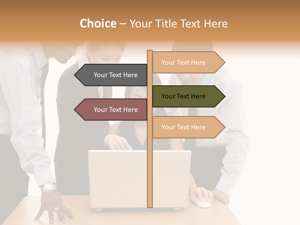Multicultural Smart People PowerPoint Template