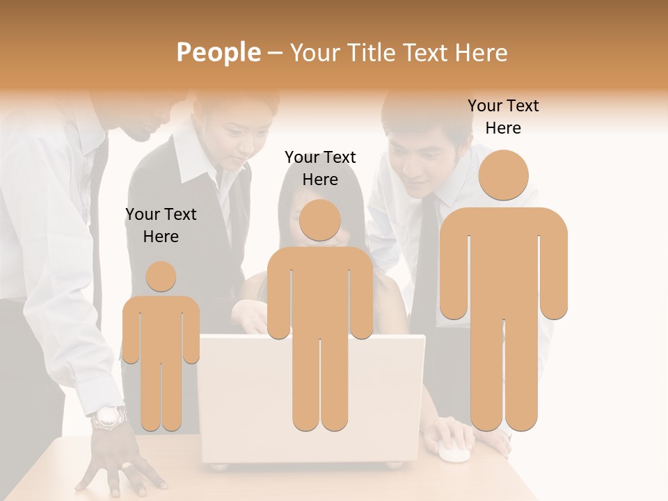 Multicultural Smart People PowerPoint Template