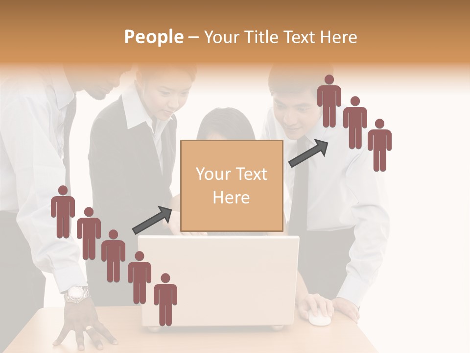 Multicultural Smart People PowerPoint Template