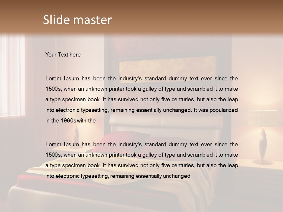 Loft Residence Parquet PowerPoint Template