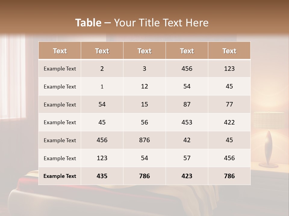 Loft Residence Parquet PowerPoint Template