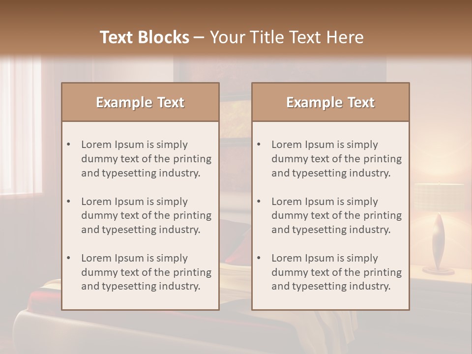 Loft Residence Parquet PowerPoint Template