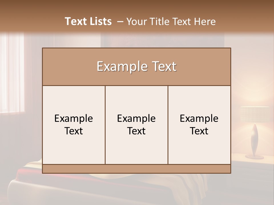 Loft Residence Parquet PowerPoint Template