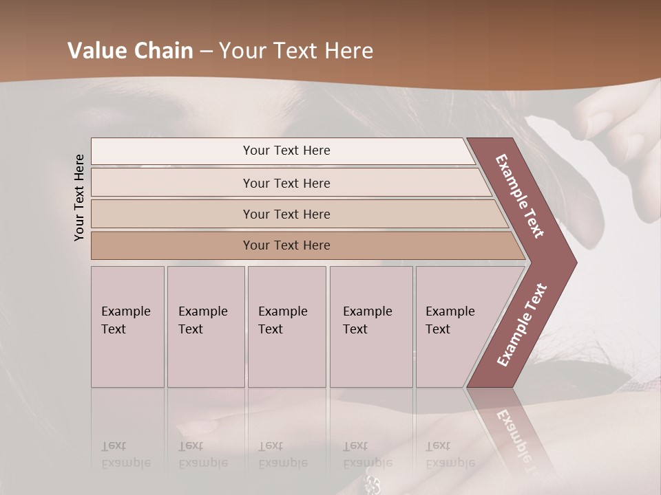 A Beautiful Woman With A Ring On Her Finger PowerPoint Template