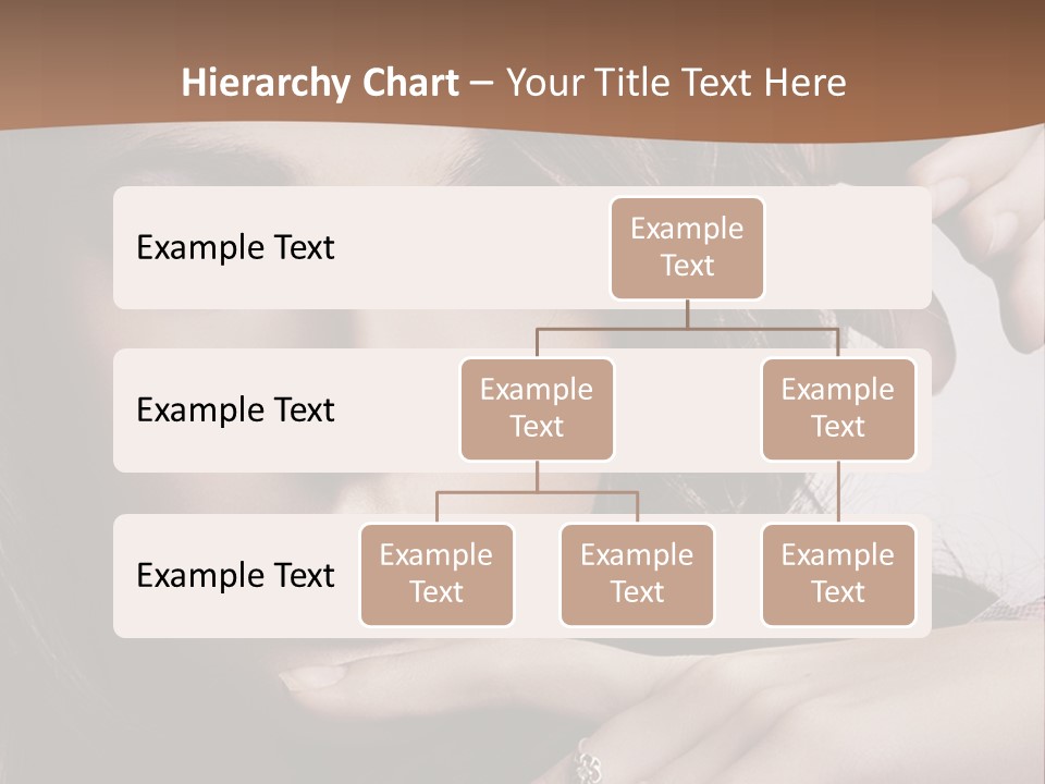 A Beautiful Woman With A Ring On Her Finger PowerPoint Template