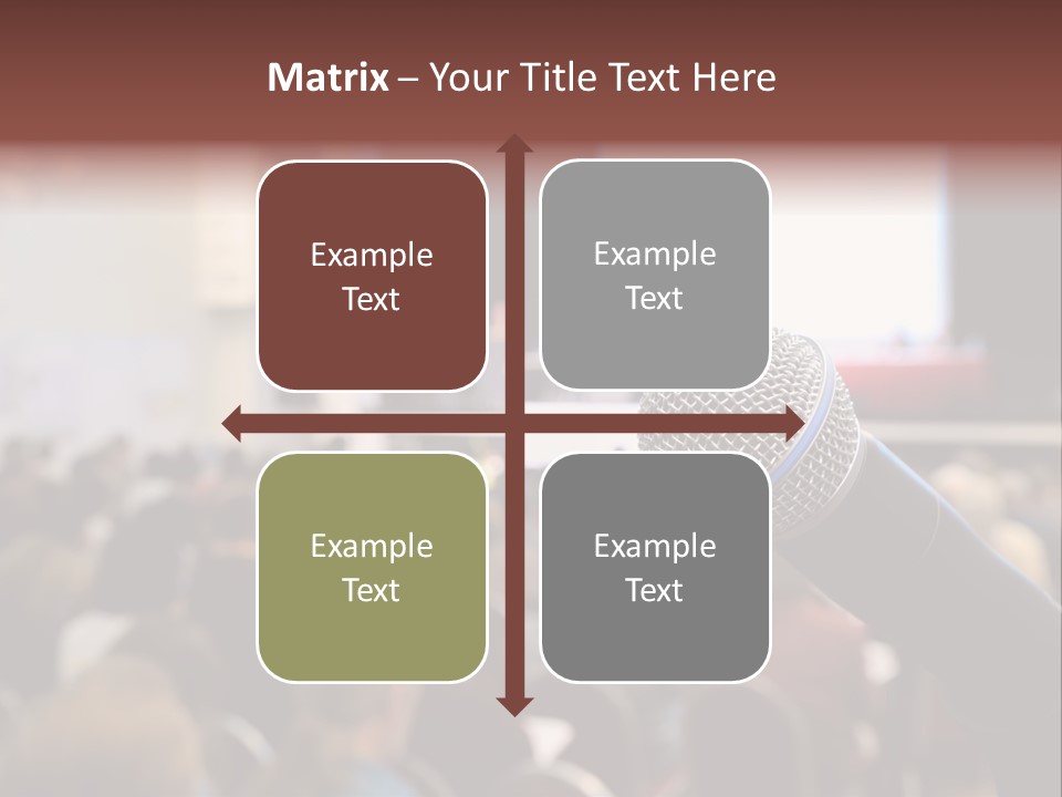Beautiful Sit Portrait PowerPoint Template