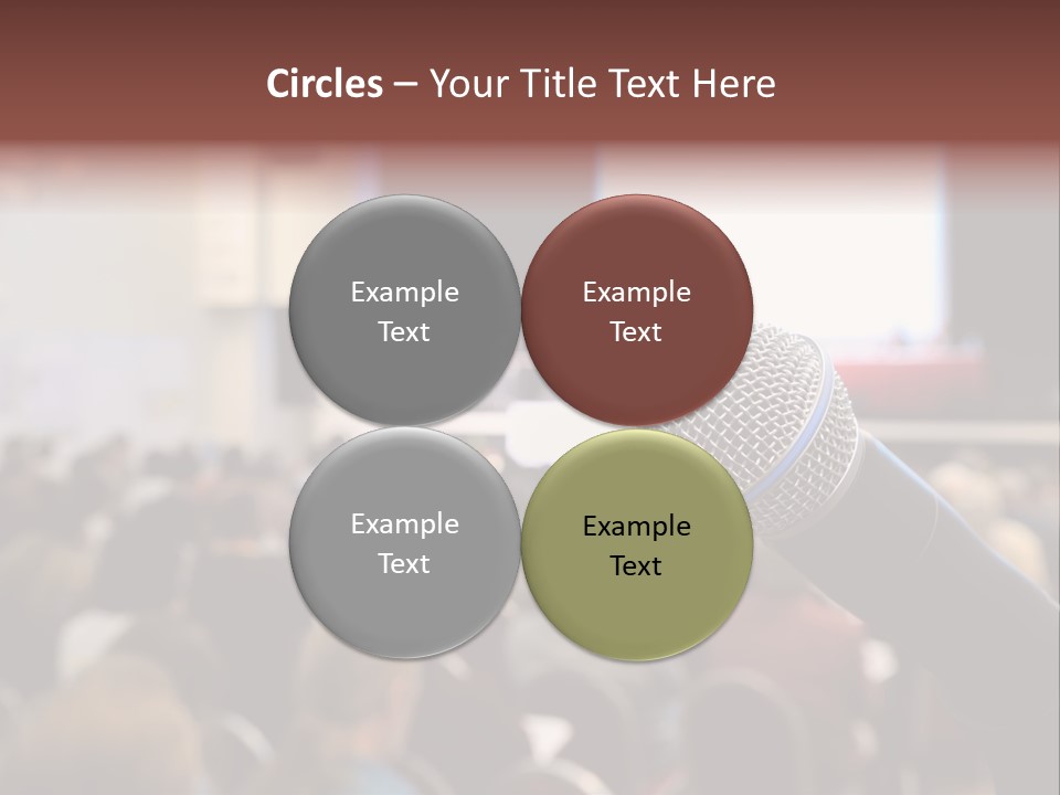 Beautiful Sit Portrait PowerPoint Template