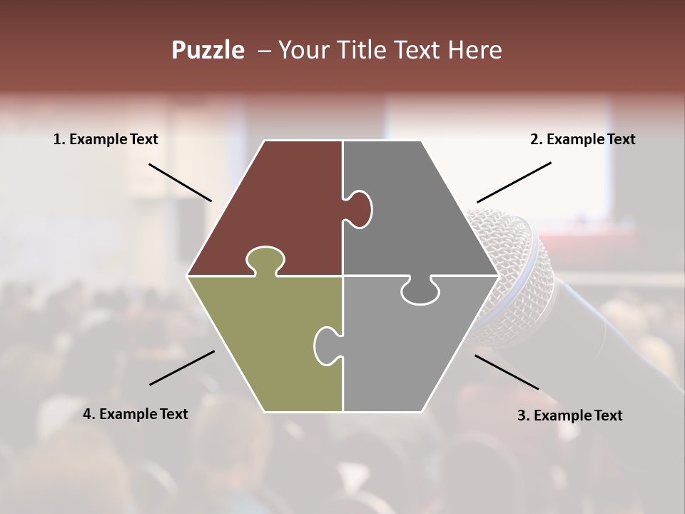 Beautiful Sit Portrait PowerPoint Template