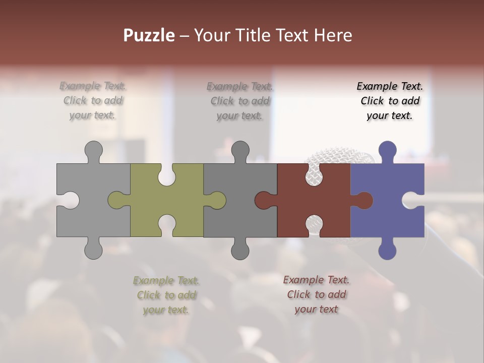 Beautiful Sit Portrait PowerPoint Template