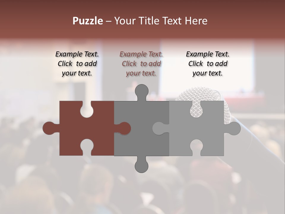 Beautiful Sit Portrait PowerPoint Template