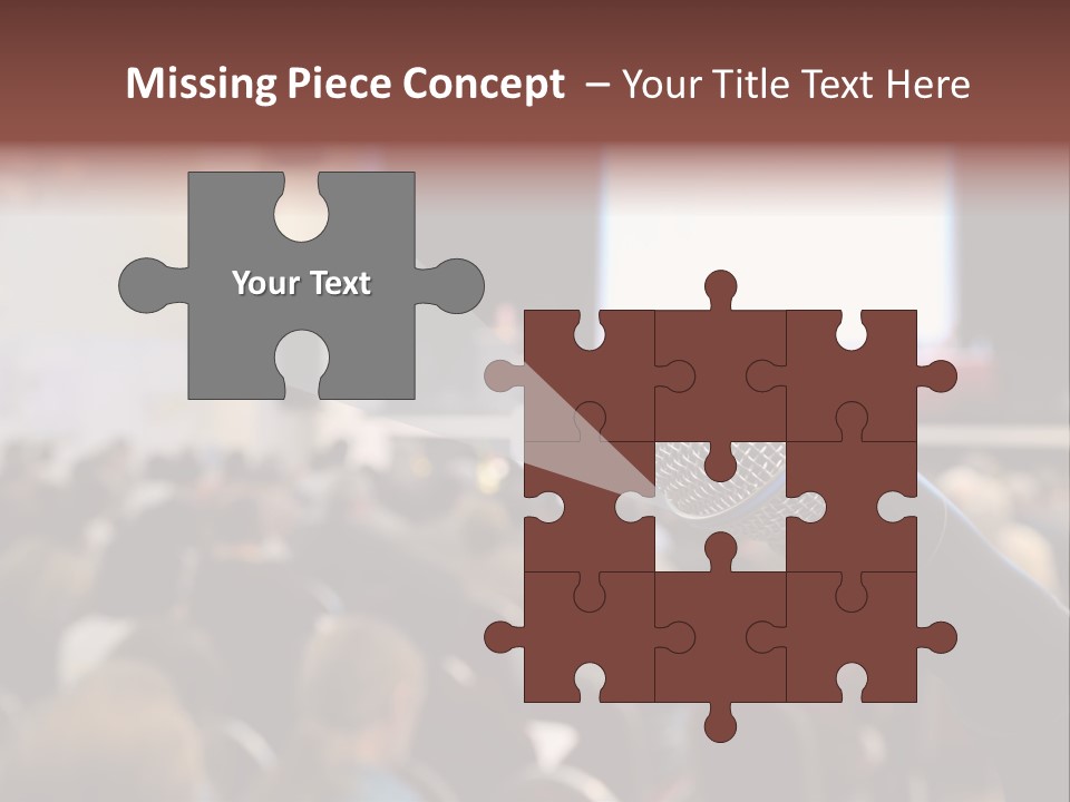 Beautiful Sit Portrait PowerPoint Template