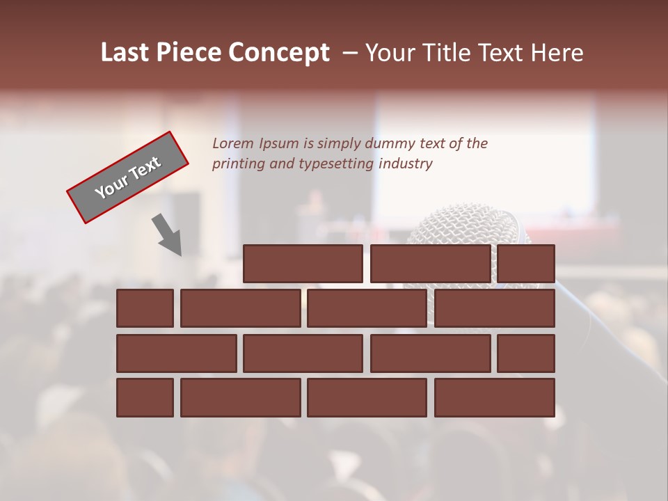 Beautiful Sit Portrait PowerPoint Template