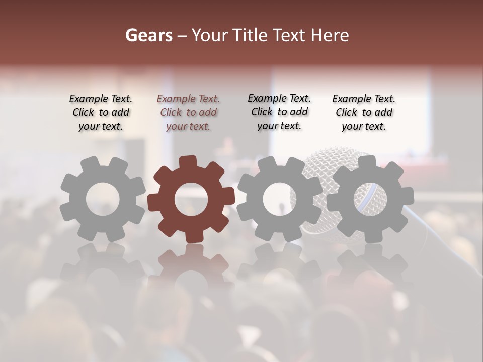 Beautiful Sit Portrait PowerPoint Template