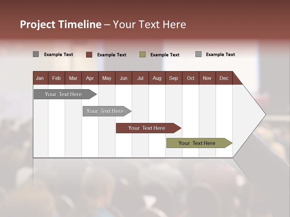 Beautiful Sit Portrait PowerPoint Template