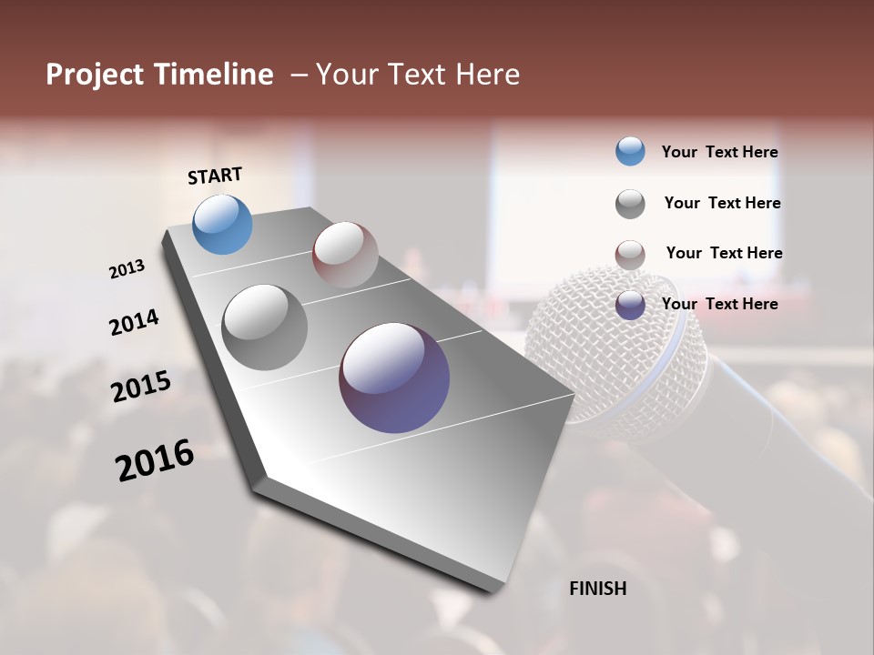 Beautiful Sit Portrait PowerPoint Template