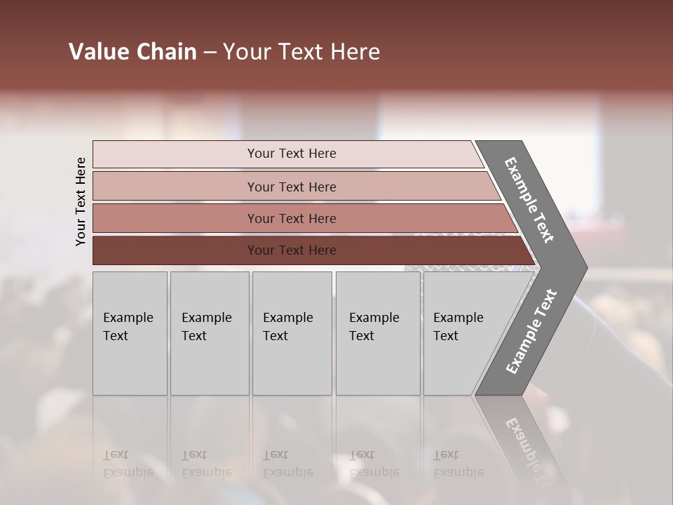 Beautiful Sit Portrait PowerPoint Template