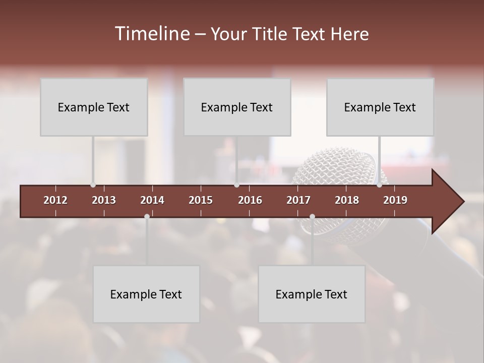 Beautiful Sit Portrait PowerPoint Template