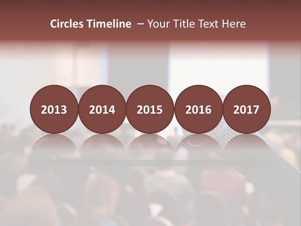 Beautiful Sit Portrait PowerPoint Template