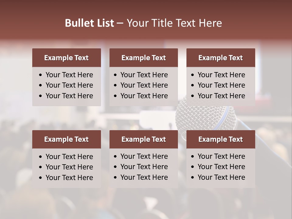 Beautiful Sit Portrait PowerPoint Template