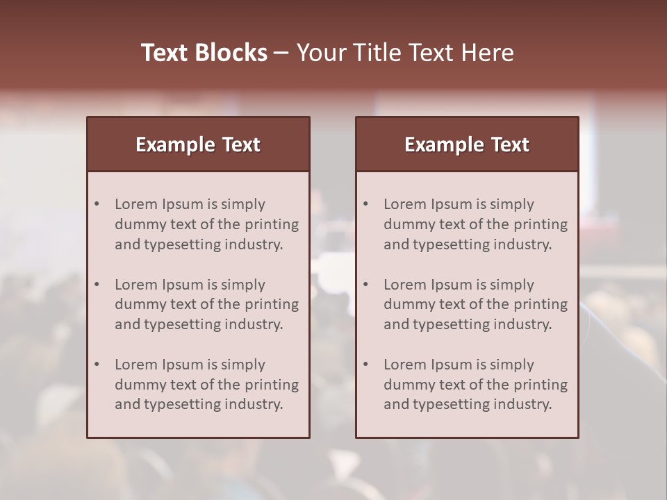 Beautiful Sit Portrait PowerPoint Template