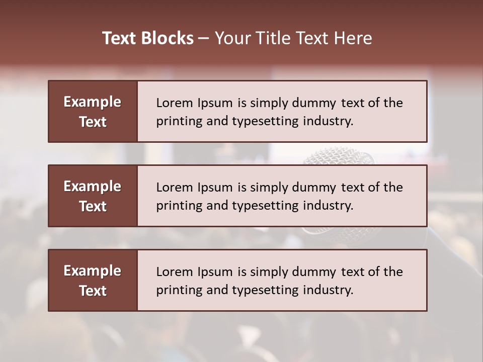 Beautiful Sit Portrait PowerPoint Template