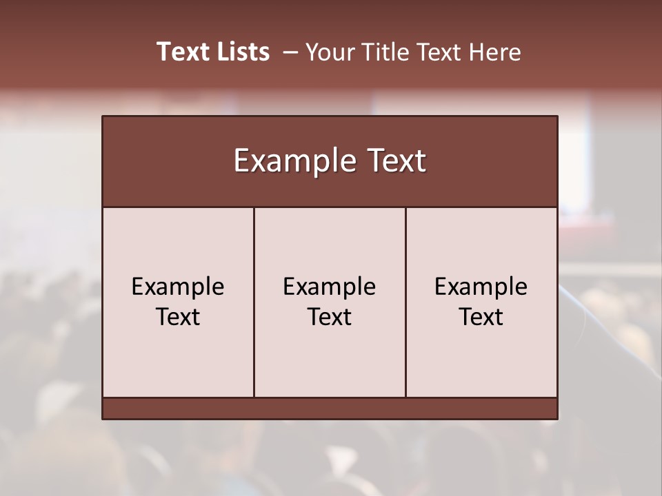 Beautiful Sit Portrait PowerPoint Template
