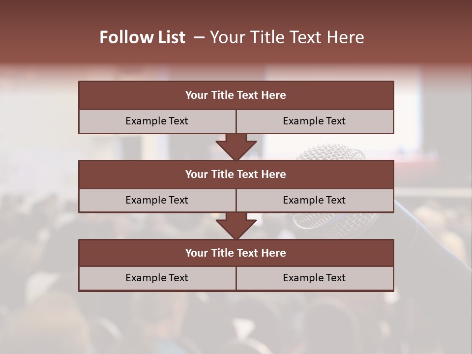 Beautiful Sit Portrait PowerPoint Template