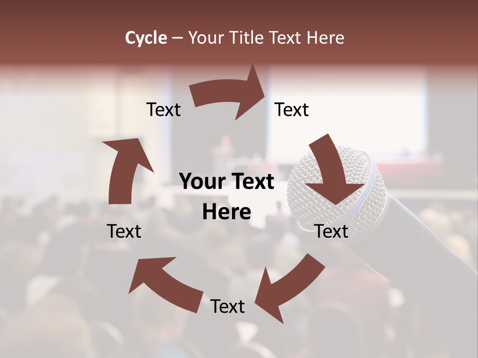 Beautiful Sit Portrait PowerPoint Template