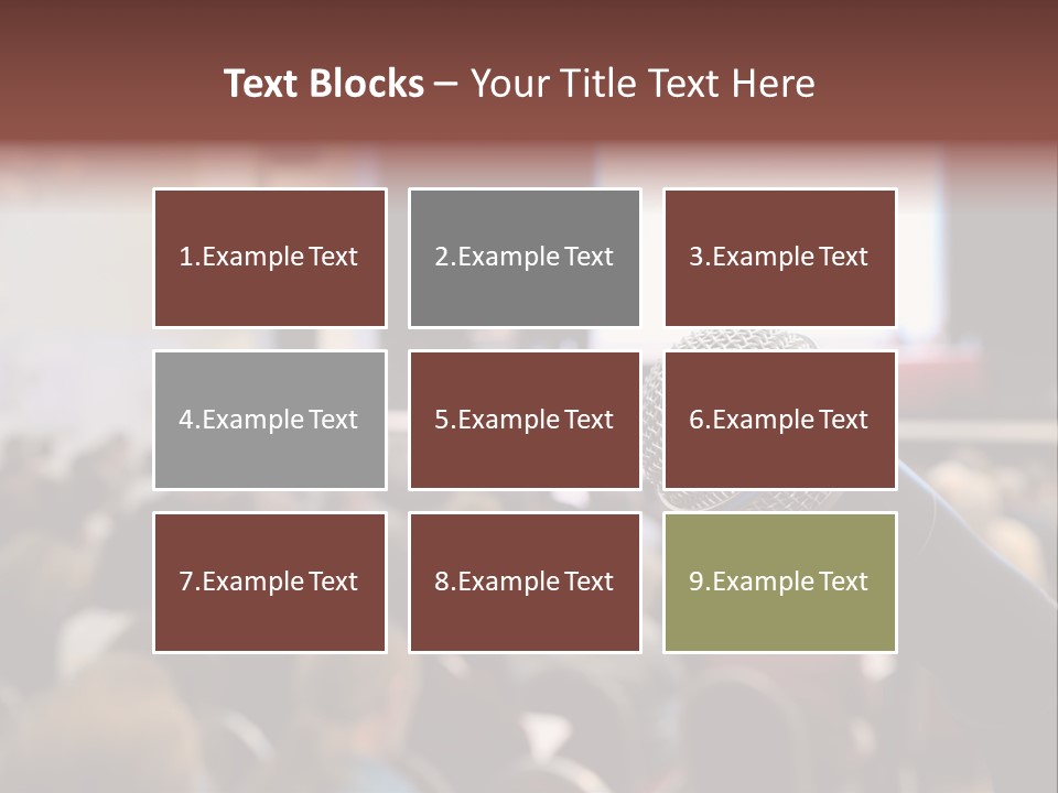 Beautiful Sit Portrait PowerPoint Template