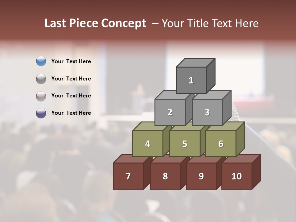 Beautiful Sit Portrait PowerPoint Template