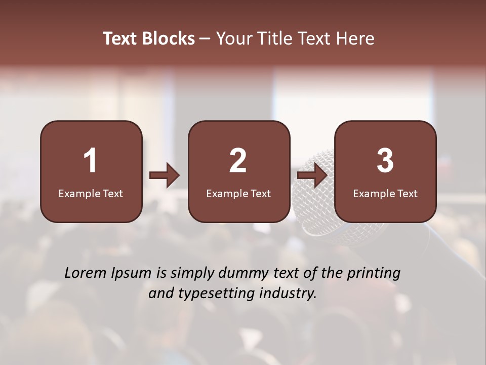 Beautiful Sit Portrait PowerPoint Template