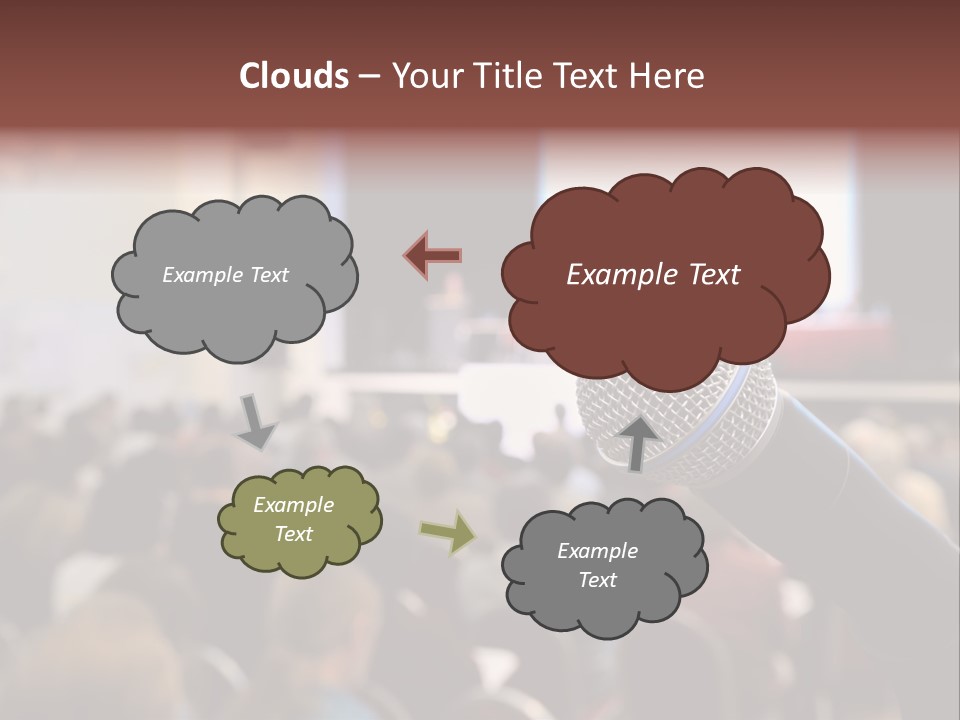 Beautiful Sit Portrait PowerPoint Template