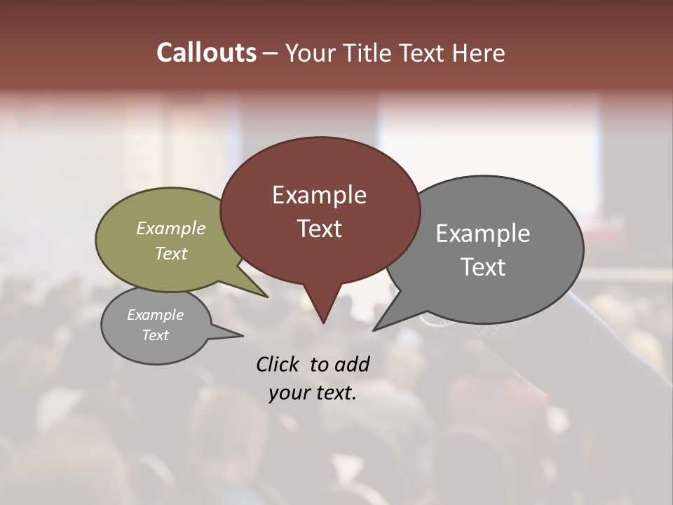 Beautiful Sit Portrait PowerPoint Template