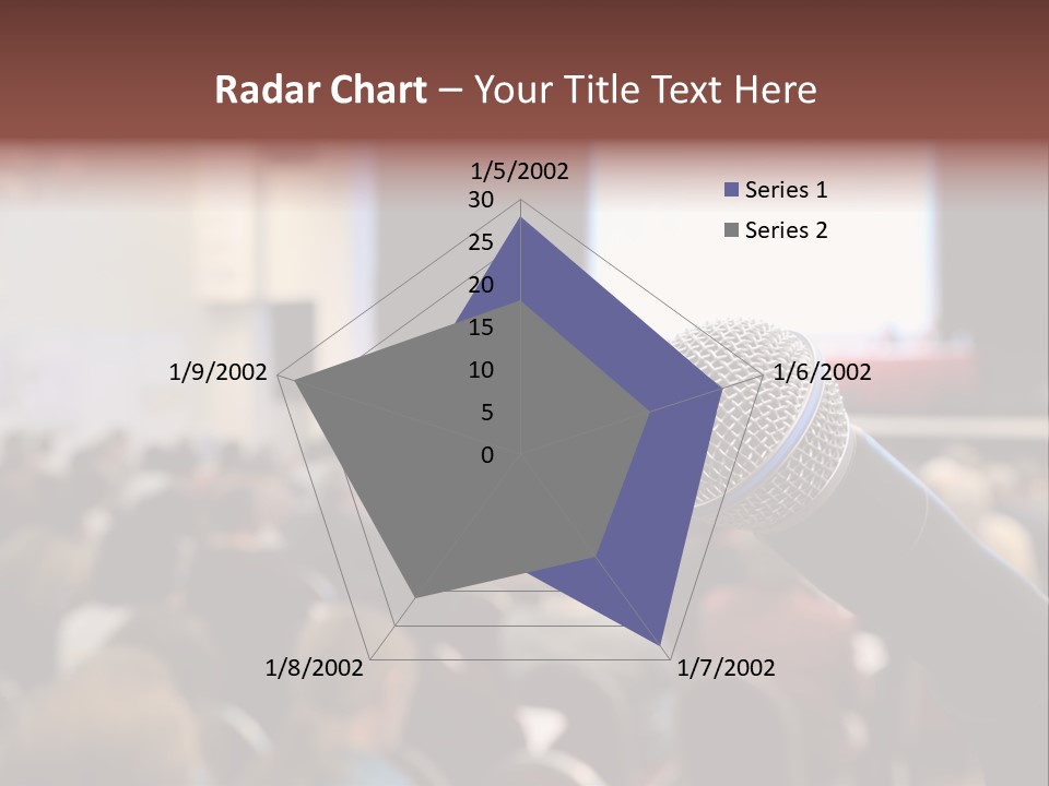 Beautiful Sit Portrait PowerPoint Template