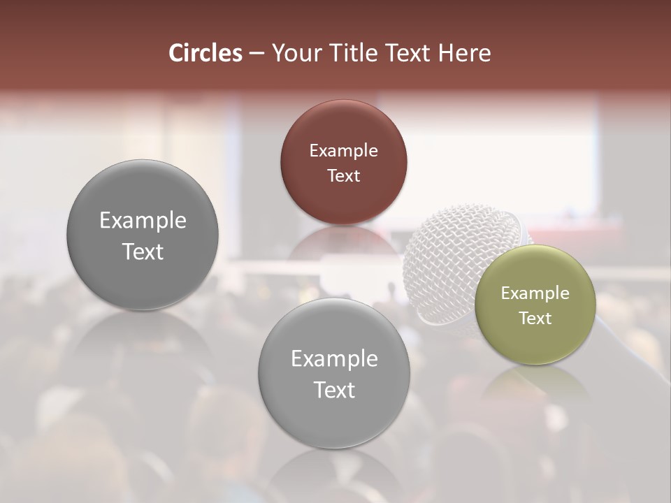 Beautiful Sit Portrait PowerPoint Template