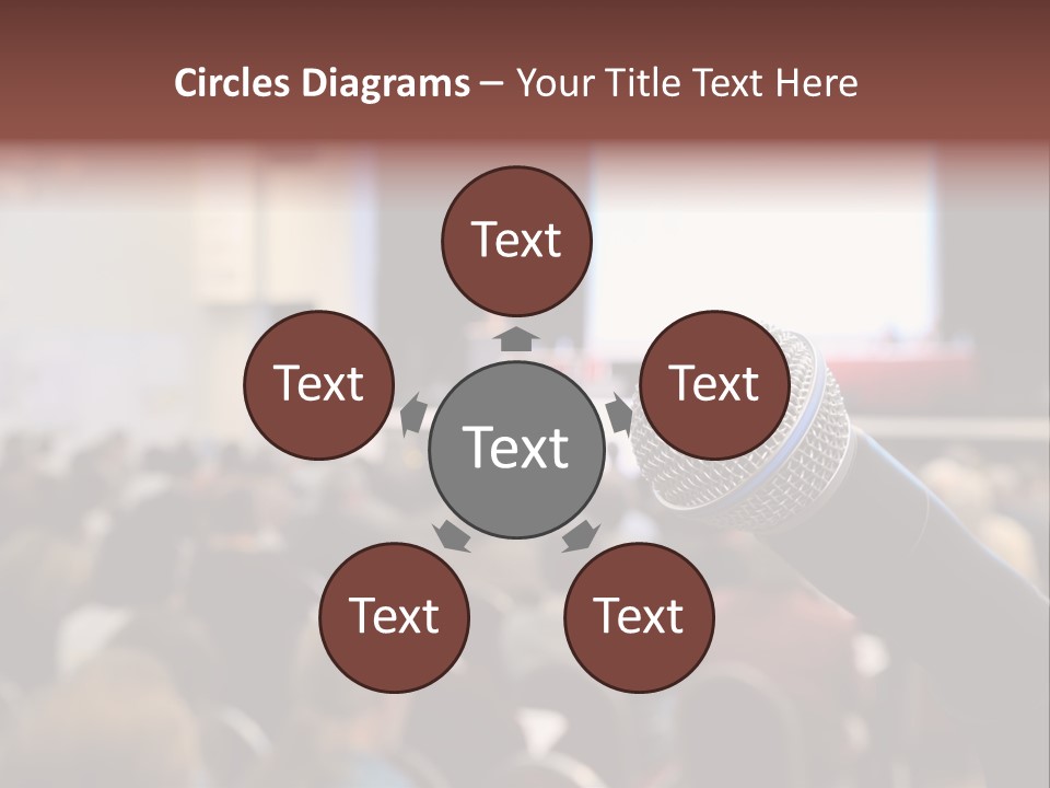 Beautiful Sit Portrait PowerPoint Template