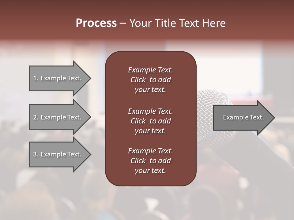 Beautiful Sit Portrait PowerPoint Template