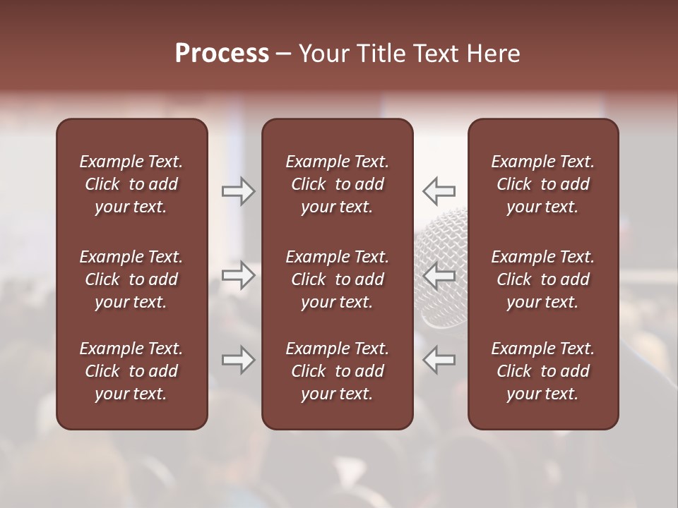 Beautiful Sit Portrait PowerPoint Template