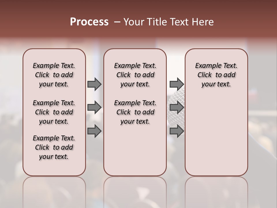 Beautiful Sit Portrait PowerPoint Template