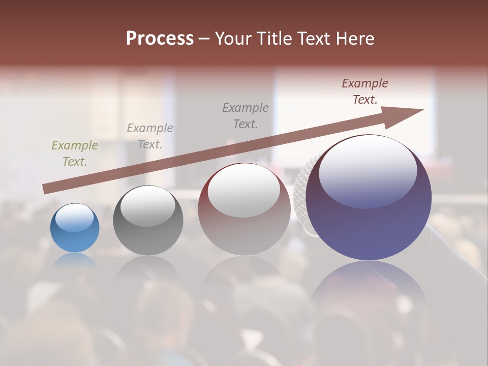 Beautiful Sit Portrait PowerPoint Template