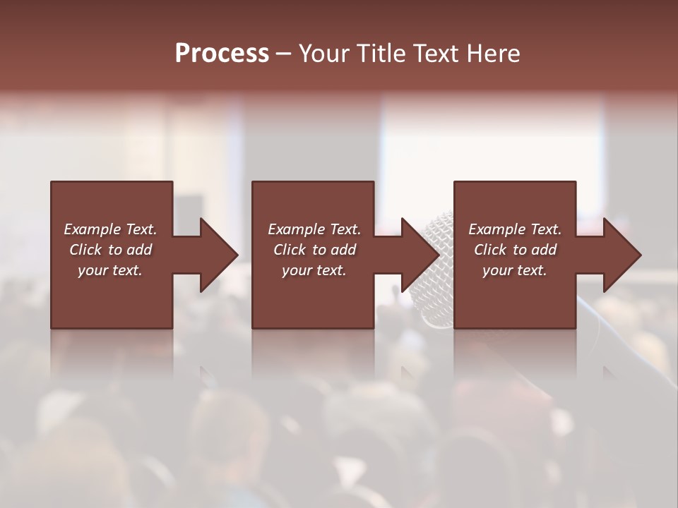 Beautiful Sit Portrait PowerPoint Template