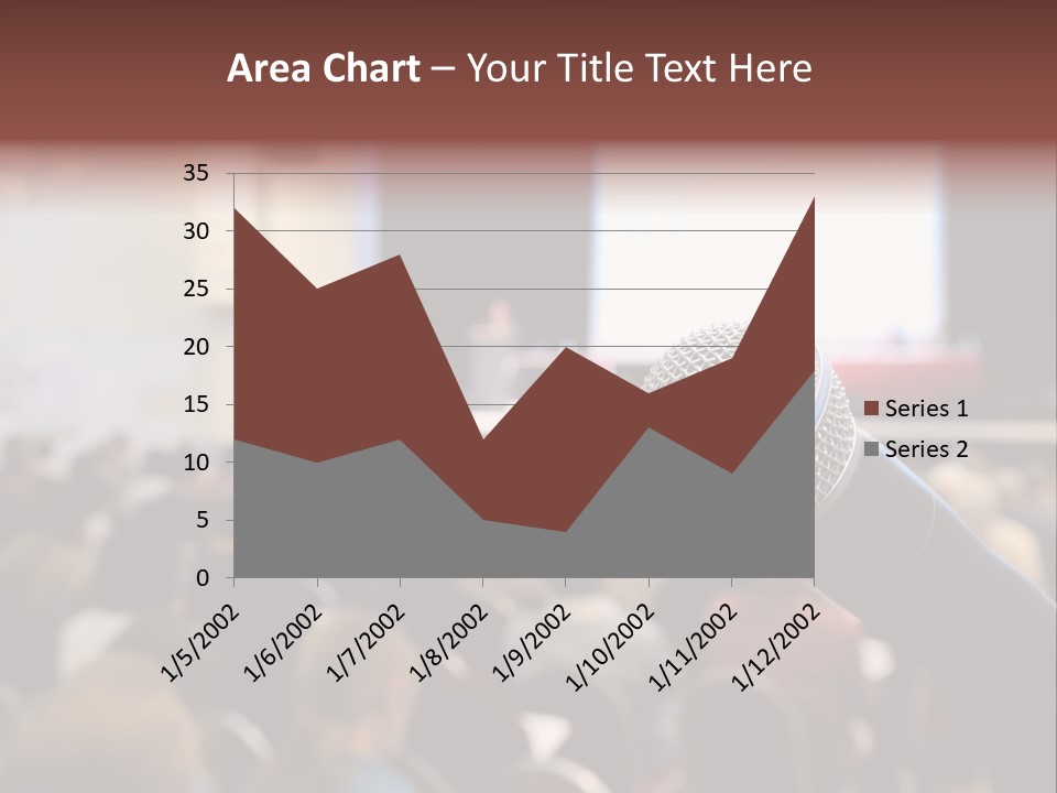 Beautiful Sit Portrait PowerPoint Template